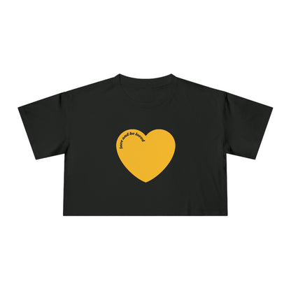 cropped tee - love and  be loved