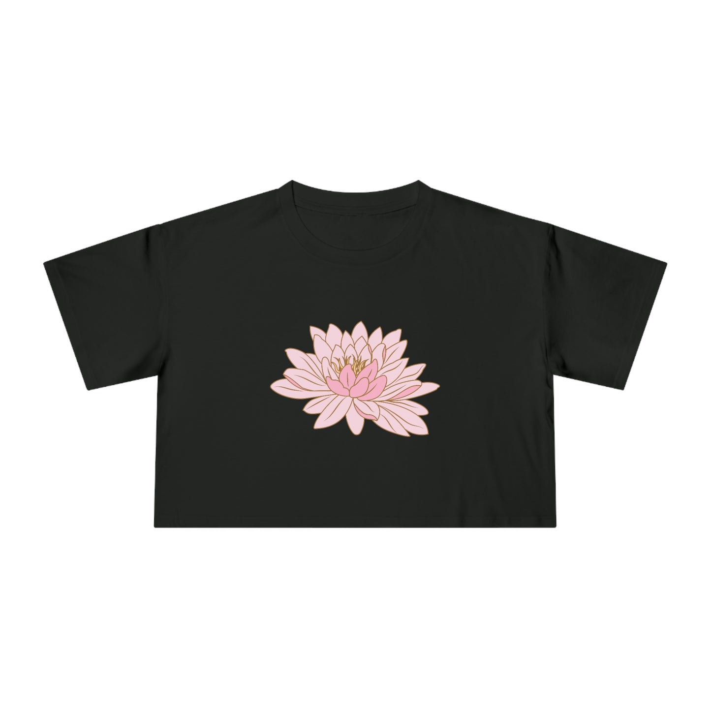 cropped tee - lotus